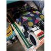 Image 2 : 2 FOLDING SHOPPING CARTS, TABLE SAW EXTENTIONS, FOLD DOWN BABY BED RAIL