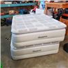 Image 1 : 2 BEAUTYREST QUEEN SIZE AIRBEDS WITH BUILT IN PUMP ONE WITH CARRY BAG