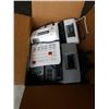 Image 2 : 9 BOXES OF OFFICE ORGANIZER TRAYS, ADDING MACHINES AND ENVELOPES