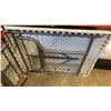 Image 2 : 6 FOOT FOLDING MARKET TABLE WITH FOLDING LEGS