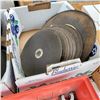 Image 2 : 5 BOXES OF ANGLE GRINDER PARTS, HANDLES AND DISCS