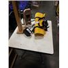 Image 1 : EMPTEK DOOR HANDLES WITH KEYS AND LOCKS, CARPET STRETCHER, SHINGLE CARRYING SLINGS,