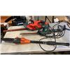 Image 1 : 3 ELECTRIC CHAINSAWS - 2 HEDGE TRIMMERS AND POLE SAW