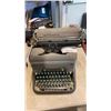 Image 2 : SMITH CORONA TYPEWRITER AND METAL STORAGE CRATE