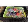 Image 2 : BOX AND TRAY OF ACTION FIGURES AND COLLECTABLES