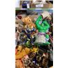 Image 8 : BOX AND TRAY OF ACTION FIGURES AND COLLECTABLES