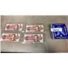 Image 1 : 4 CANADIAN 1986 $2 BANK NOTES AND WORLD PEACE COMMEMORATIVE COIN IN CASE