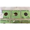 Image 2 : 11 DIFFERENT CANADIAN KING GEORGE V CENTS 1920-1936 LOW MINTAGE