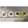 Image 1 : 1938 CANADIAN COINS .800 SILVER 25 CENT, 10 CENT, AND LOW MINTAGE COINS