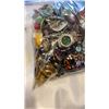Image 8 : LARGE BAG AND BOX OF JEWELLERY