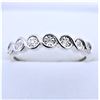 Image 1 : NEW 10KT WHITE GOLD DIAMOND RING SIZE 6.75 W/ APPRAISAL $1000