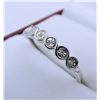 Image 3 : NEW 10KT WHITE GOLD DIAMOND RING SIZE 6.75 W/ APPRAISAL $1000