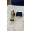 Image 3 : PHRENOLOGY BY LN FOWLER AUTHENTIC MODEL, BRASS TROPHY AND 2 WOOD FIGURES
