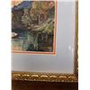 Image 3 : WATERCOLOR ON PAPER MOUNTAIN SANDSCPAE WITH RIVER SIGNED J M 1925-1930