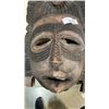 Image 2 : CARVED WOOD MASK - 2 FOOT TALL, 14 1/2 INCHES WIDE