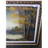 Image 2 : 56 X 33 INCH GILT FRAMED OIL PAINTING