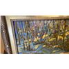 Image 2 : OIL ON CANVAS FOREST SCENE BY J A MACLEAN