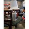 Image 1 : HAND PAINTED PORCELAIN LAMP WITH SHADE