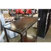 Image 2 : EASTERN WOOD CABINET STAND WITH BRASS ACCENTS