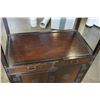 Image 8 : EASTERN WOOD CABINET STAND WITH BRASS ACCENTS
