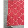 Image 2 : RED AREA CARPET 5 FOOT 3 INCH X 6 FOOT 9 INCH