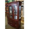 Image 2 : MODERN SOMERTON 2 PIECE CHINA CABINET, VERY GOOD CONDITION,