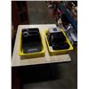 Image 1 : 2 GAMECUBE CONSOLES WITH CONTROLLERS - WORKING, ONE SET OF CORDS AND 3 N64 CONSOLES