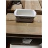 Image 8 : 3 TRAYS OF MASKS, TASK WIPES, PPE KITS. POTTERY DISHES AND POWER BARS, METAL PAILS AND COFFEE FILTER