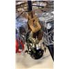 Image 8 : METAL WINE RACK AND 100 PIECES NEW JEWELRY, LEATHER NECKLACES, BRACELETS, EARRINGS ON DISPLAY RACK