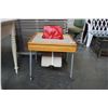 Image 1 : VINTAGE DOLL ROLLING HIGH CHAIR