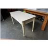 Image 2 : WHITE 2 DRAWER DESK WITH DISTRESSED TOP