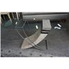 Image 1 : MODERN GLASSTOP STAND 39 X 16 X 22 INCHES TALL