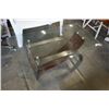 Image 2 : MODERN GLASSTOP METAL AND WOOD COFFEE TABLE