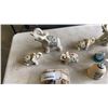 Image 2 : LOT OF ELEPHANT FIGURES AND COLLECTABLES - WOOD ELEPHANT CLOCK