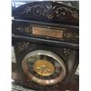 Image 3 : HEAVY BLACK STONE MANTLE CLOCK WITH KEY