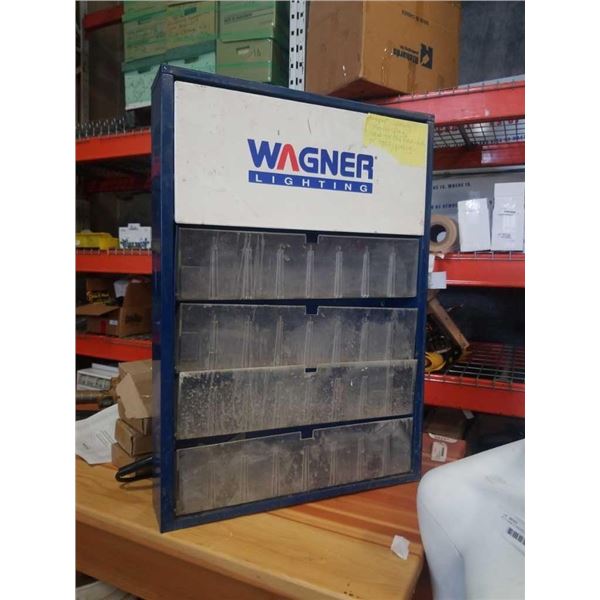 WAGNER LIGHTING METAL ADVERTISING ORGANIZER