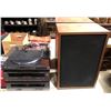 Image 1 : Two component JVC stereo system - receiver & cassette deck (comes w/ Dual CS 530 turn table & pair o