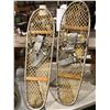 Image 1 : Pair of metal framed snow shoes from the love show