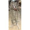 Image 3 : Two stainless steel clothing display stands adjustable from the love show