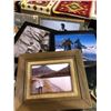 Image 2 : Box of assorted outdoor adventure framed photos from the love show - skiing/ mountain climbing/ cano