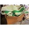 Image 1 : Box full of soft green fabric padding from the love show