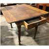 Image 2 : Antique pine drop side small harvest table from the love show