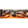 Image 1 : Two wood carved decorative ducks & 3 rubber duck decoys from the love show