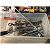 Image 2 : Group of 4 boxes of assorted tools - sockets/ combination wrenches/ nuts etc.