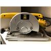 Image 2 : Group of 3 power tools - Power-fist 7in abrasive cut-off saw/ Black & Decker belt sander & Milwaukee