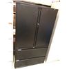 Image 2 : Global approx. 5ft black metal storage cabinet w/ 2 bottom drawers - comes w/ key