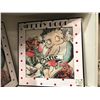 Image 2 : Pair of Betty Boop tattoo Betty embossed tin art wall hangings - 13in x 13in