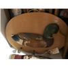 Image 2 : Group of decorative framed miniature wall plates/ vintage wooden duck coat rack/ handmade doll & woo