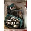 Image 2 : Two boxes of assorted tools - organizers/ tool trays etc.