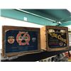 Image 2 : Pair of antique wooden fruit crates "BC Pears & BC Apples"